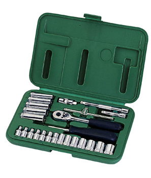 供應世達25件6.3MM系列套筒組套 綜合組套 09001